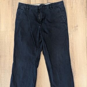 Banana Republic Dawson Chino Pants Men’s 35x30 Relaxed Fit True Navy 100% Cotton